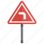 directional sign, driving sign, left turn, road sign, traffic sign 