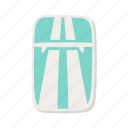 highway, flat, icon, sign, road, traffic, transportation, direction, pointer