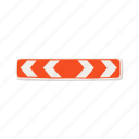 rotation, flat, icon, sign, road, traffic, transportation, highway, direction