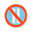 parking, prohibited, flat, icon, sign, road, traffic, transportation, highway 