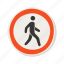 prohibition, flat, icon, sign, road, traffic, transportation, highway, direction 