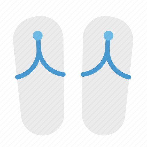 Flip, flops, footwear, sandals, slipper icon - Download on Iconfinder