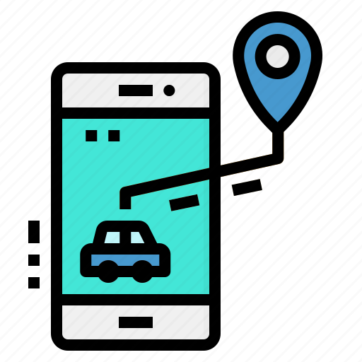 Gps, location, map, mobile, phone icon - Download on Iconfinder