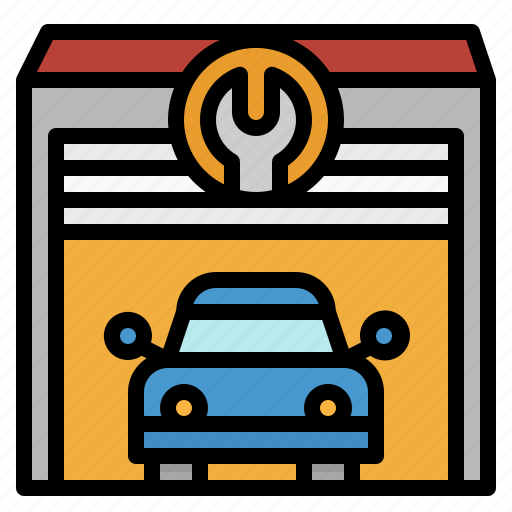 Automobile, car, fix, garage, transportation icon - Download on Iconfinder