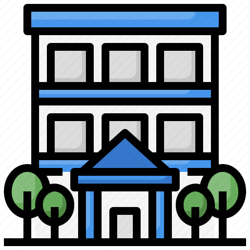 Architecture, buildings, city, hostel, hotel, vacations icon - Download on Iconfinder