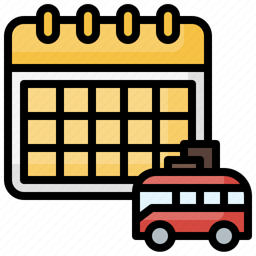 And, calendar, car, date, road, time, trip icon - Download on Iconfinder