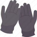 gloves, hands, protection, clean, rubber