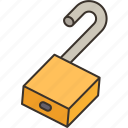 padlock, lock, security, key, safeguard
