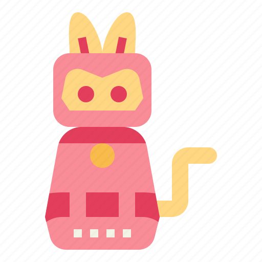 Cat, electronics, robot, technology, toy icon - Download on Iconfinder