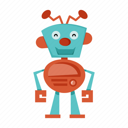 Cartoon, funny, robot, robotics icon - Download on Iconfinder