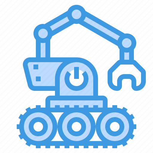 Robot, robotics, artificial, intelligence, arm, industry icon - Download on Iconfinder