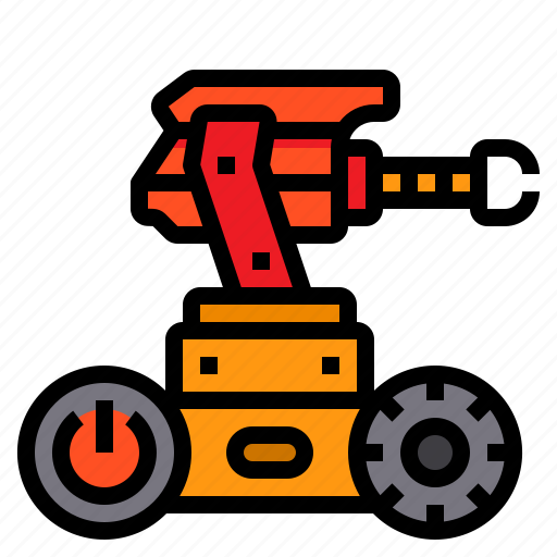 Robot, robotics, artificial, intelligence, machine, arm icon - Download on Iconfinder