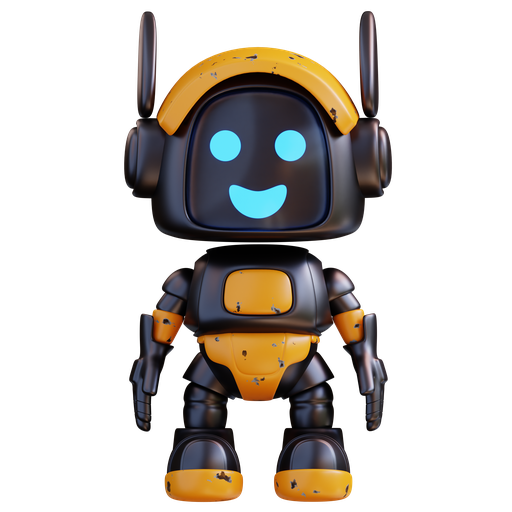 Illustration, robot, character, machine, 3d illustration, technology, artificial intelligence 3D illustration - Download on Iconfinder