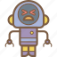 avatars, bot, droid, ouch, robot 