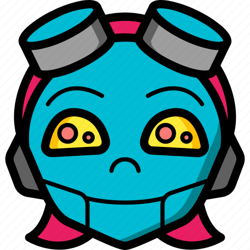 Avatars, droid, girl, happy, punk, robot icon - Download on Iconfinder