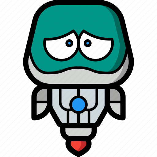 Avatars, bot, droid, robot, upset icon - Download on Iconfinder