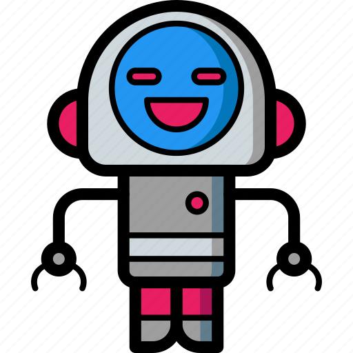 Avatars, bot, droid, happy, robot icon - Download on Iconfinder