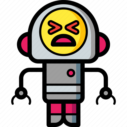 Avatars, bot, droid, ouch, robot icon - Download on Iconfinder