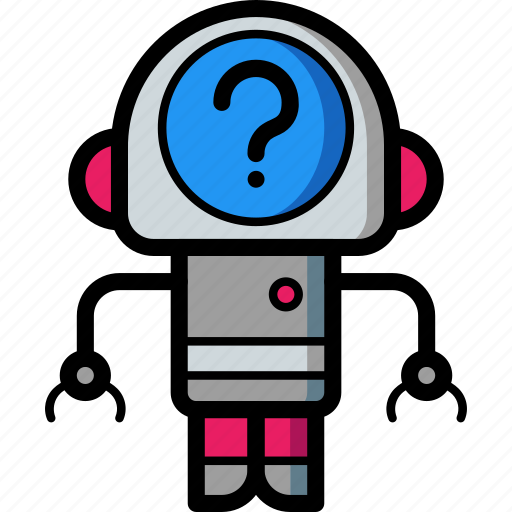 Avatars, bot, droid, question, robot icon - Download on Iconfinder