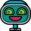 avatars, bot, droid, happy, robot 