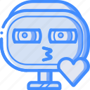 avatars, bot, droid, kiss, robot