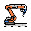 industrial, robot, arm, development, industry, pre, programmed