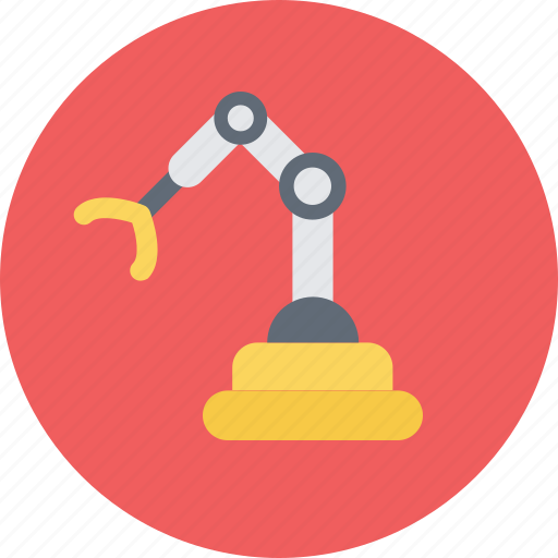 Industrial, industrial arm, manufacturing, robotic, technology icon - Download on Iconfinder