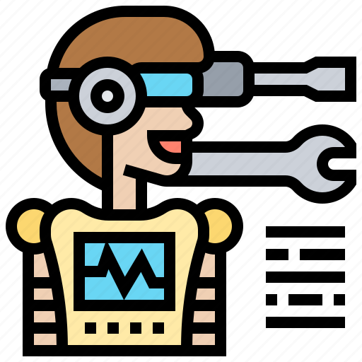 Fixing, process, repair, robot, wrench icon - Download on Iconfinder