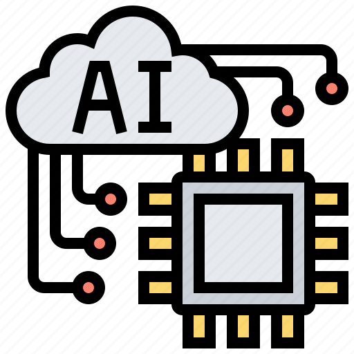Artificial, automate, intelligence, microchip, processor icon - Download on Iconfinder