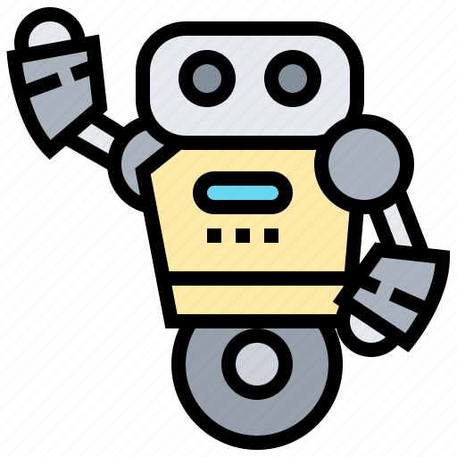 Assistance, cyborg, mobile, robot, service icon - Download on Iconfinder