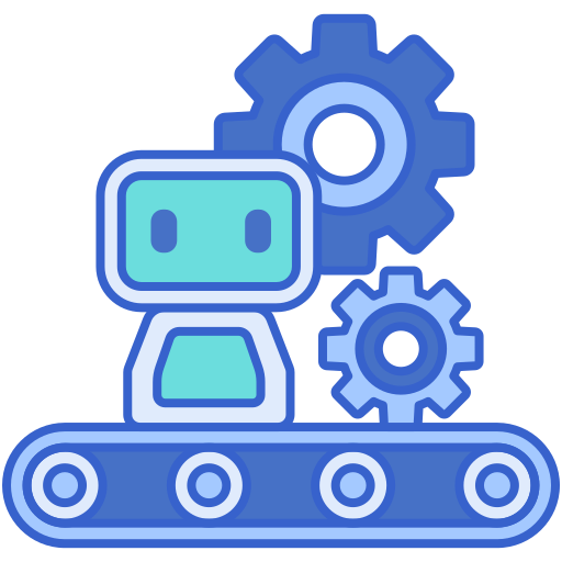 Production, technology, robot, artificial intelligence, robotic, configuration, mechanic icon - Download on Iconfinder