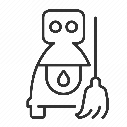 Cleaner, domestic, household, robot icon - Download on Iconfinder