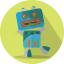android, fun robot, mascot, mechanical, metal, robot, robot expression, robotic, space, technology 
