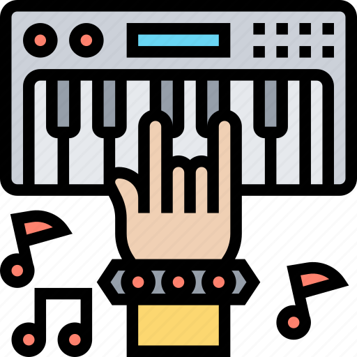 Keyboard, music, synthesizer, melody, sound icon - Download on Iconfinder