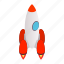 blog, grey, isometric, launch, rocket, ship, spaceship 