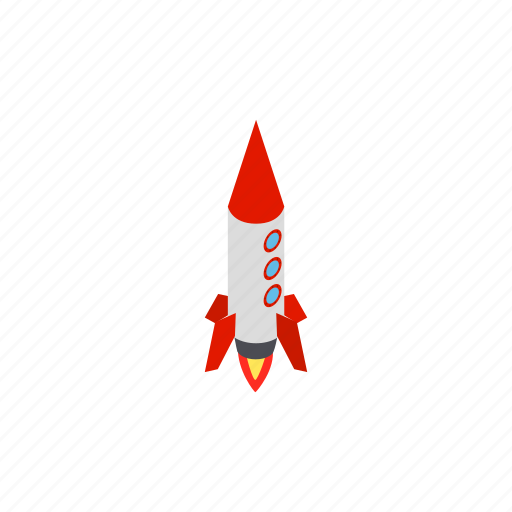 Blog, grey, isometric, launch, rocket, ship, spaceship icon - Download on Iconfinder