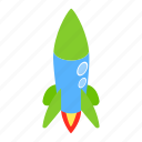 blog, blue, isometric, launch, rocket, ship, spaceship