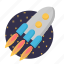missile, rocket, spacecraft, startup 