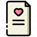 day, letter, love, valentines