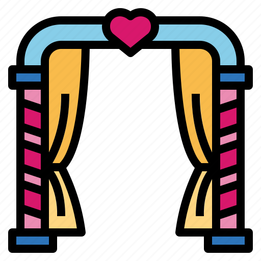 Arch, love, marriage, romance, wedding icon - Download on Iconfinder