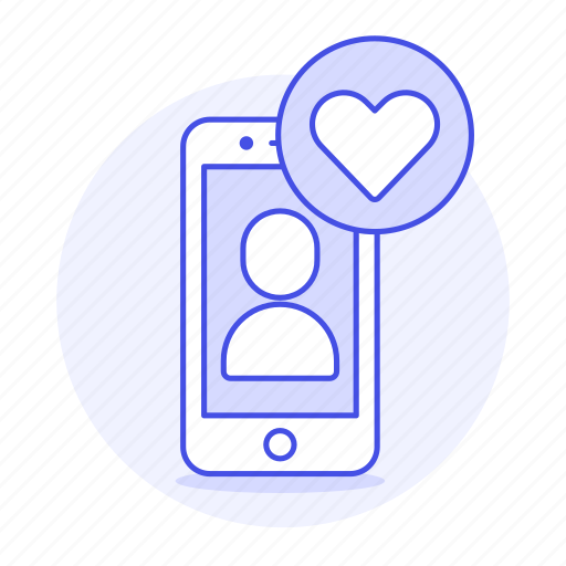 Application, dating, heart, info, like, online, phone icon - Download on Iconfinder