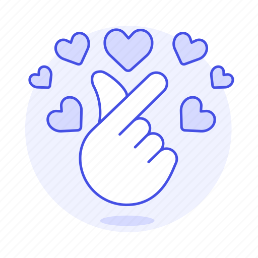 Dating, finger, gesture, hand, heart, kpop, love icon - Download on Iconfinder