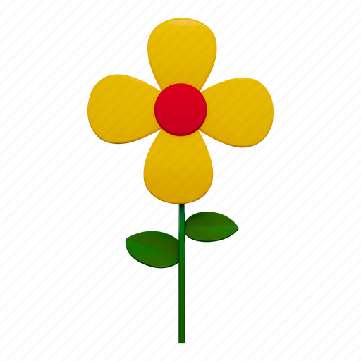.png, flower, love, romance, plant, floral, valentine 3D illustration - Download on Iconfinder