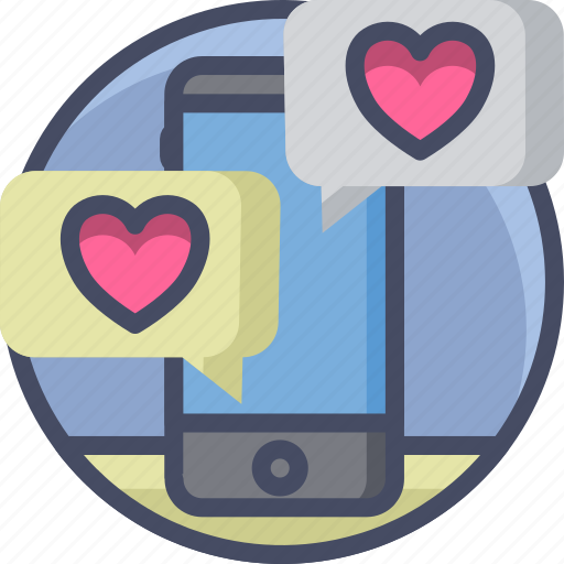 App, love, message, phone, romance, texting, valentines icon - Download on Iconfinder