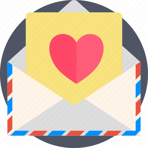 Airmail, holidays, letter, love, romance, valentines icon - Download on Iconfinder