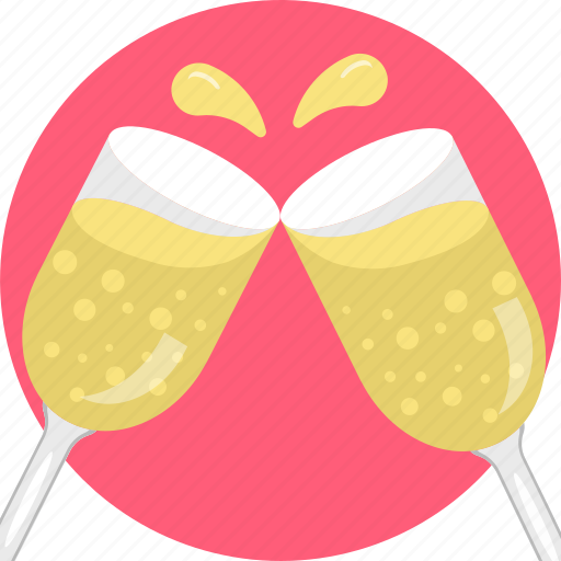 Champagne, date, drinks, glasses, holidays, love, valentines icon - Download on Iconfinder