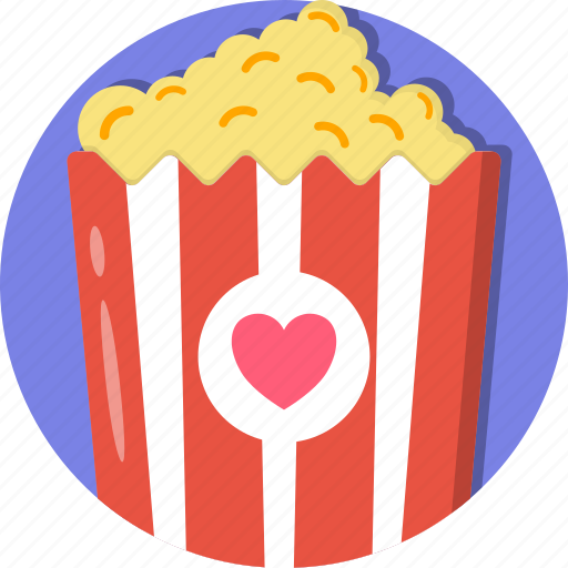 Date, love, movies, popcorn, romance, valentines icon - Download on Iconfinder