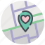 date, heart, location, love, map, marker, valentines 