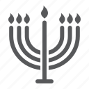 hanukkah, religion, candle, menorah