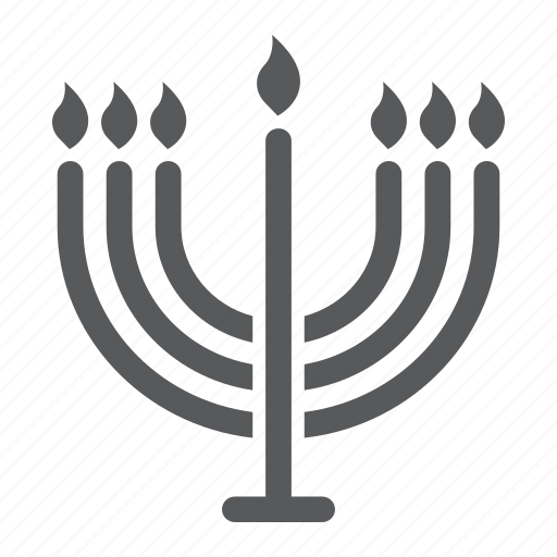 Hanukkah, religion, candle, menorah icon - Download on Iconfinder